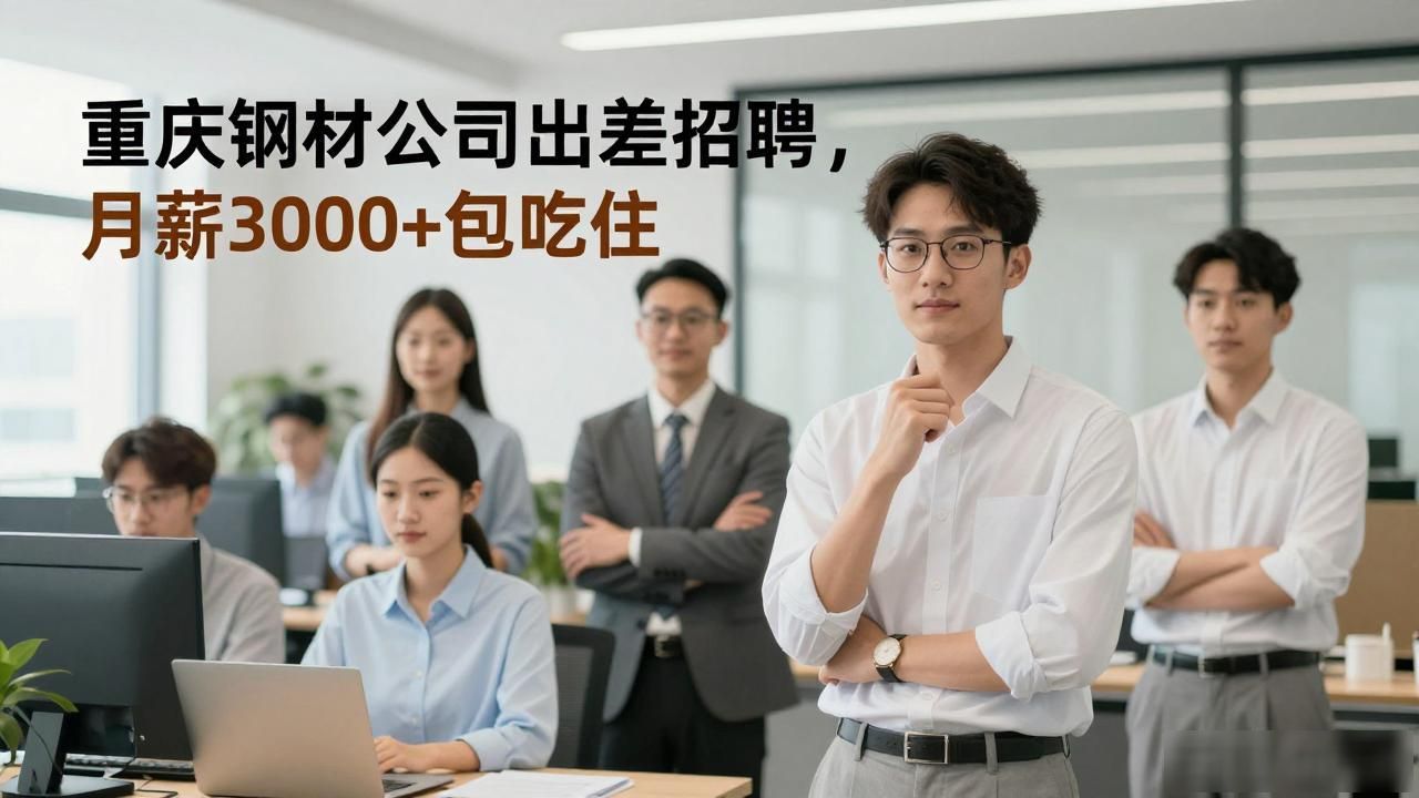重庆钢材公司出差招聘,月薪3000+包吃住