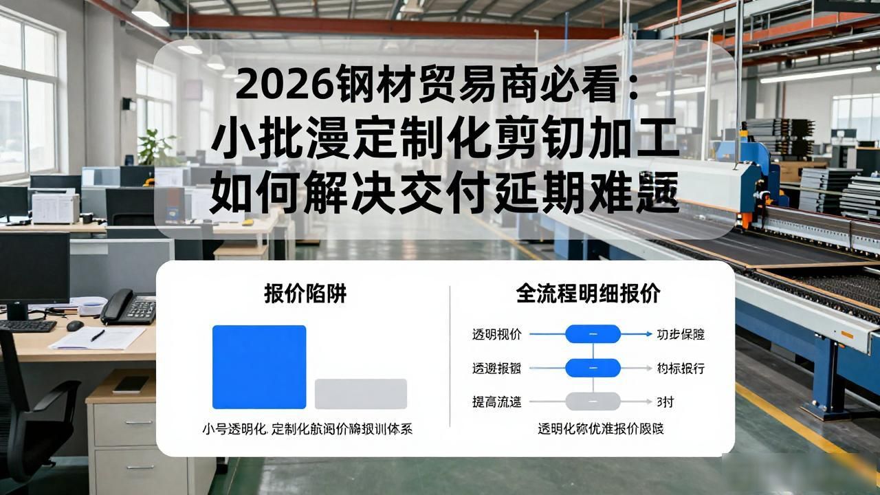 2026钢材贸易商必看:小批量定制化剪切加工如何解决交付延期难题
