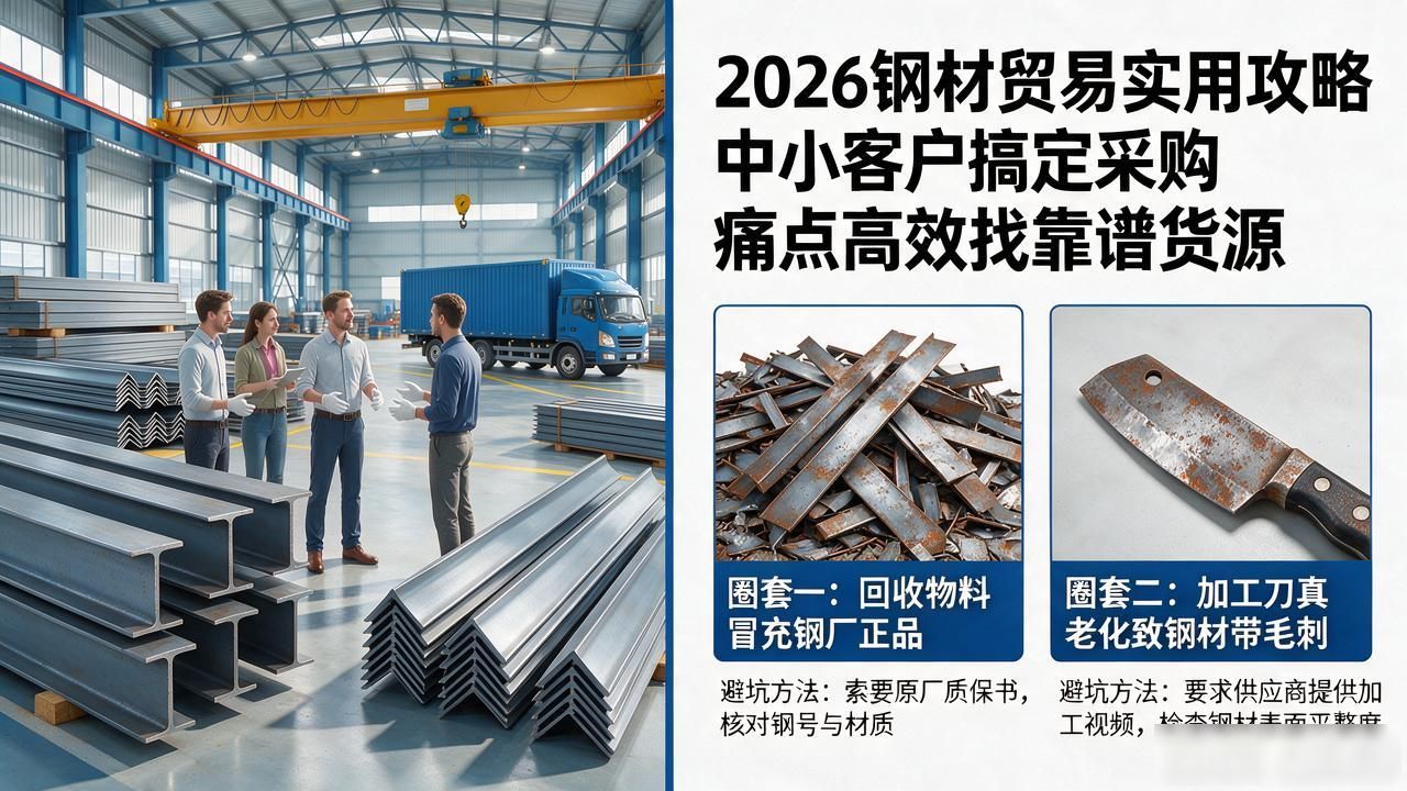 2026钢材贸易实用攻略 中小客户搞定采购痛点高效找靠谱货源